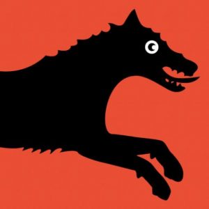 Black dog logo